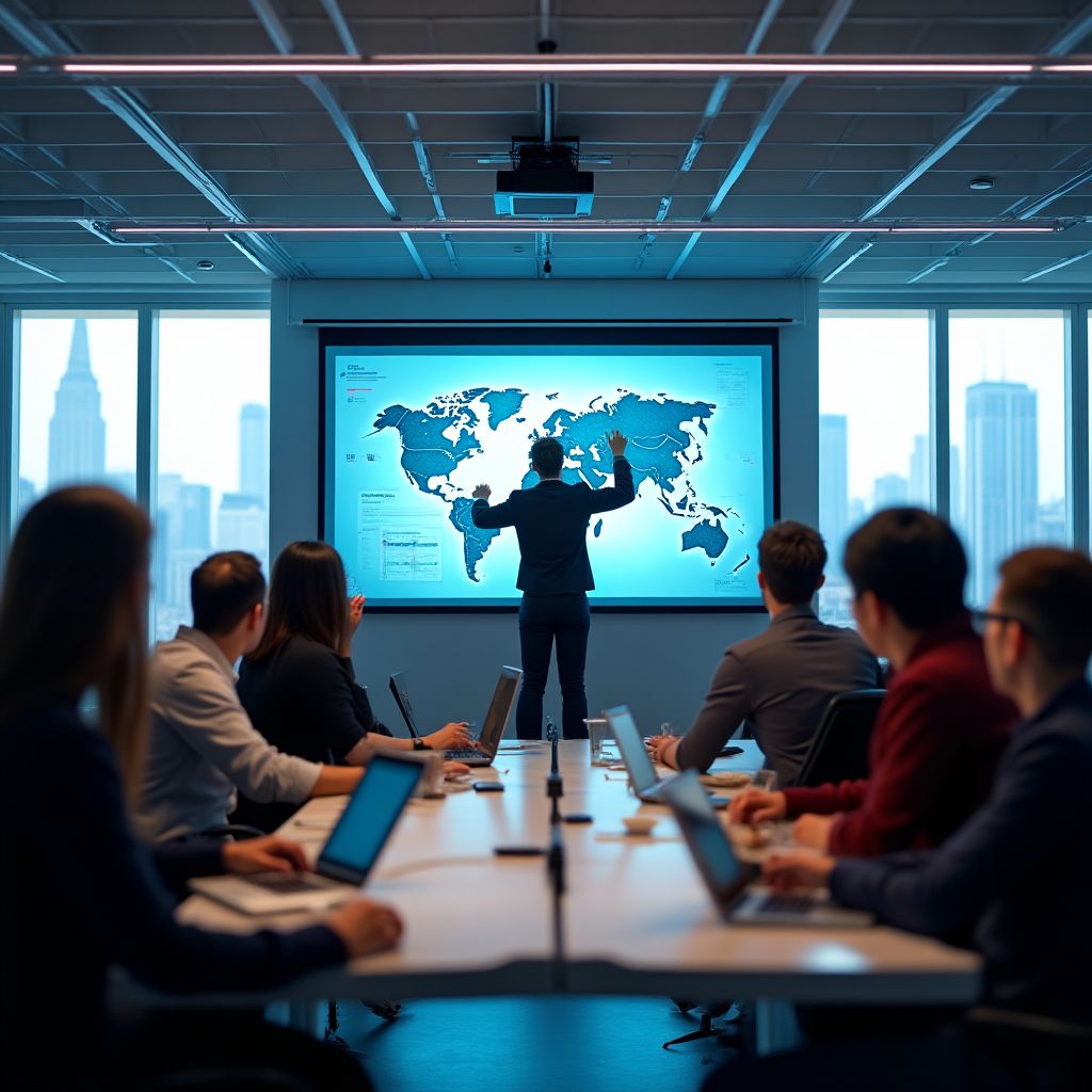 Workshop digitálního marketingu v naší hlavní učebně