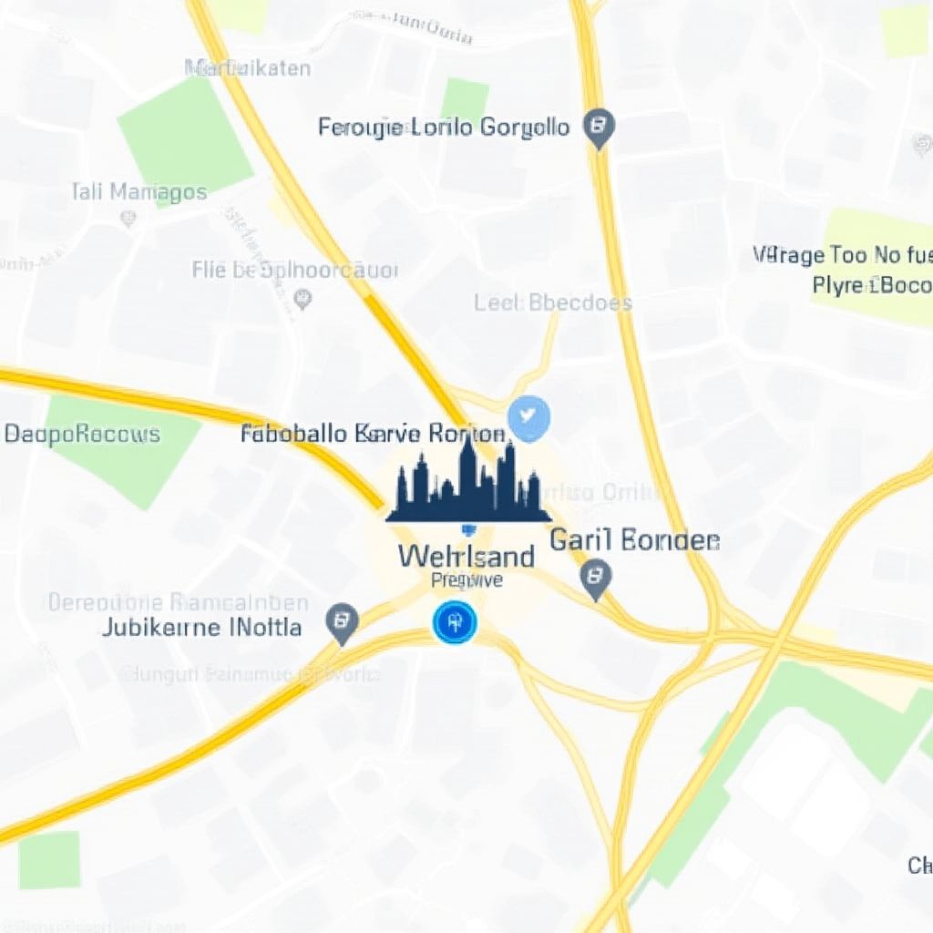 Mapa kanceláře v Praze